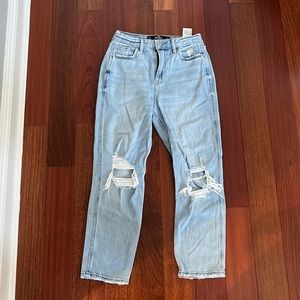 Hollister ultra high rise mom jeans
